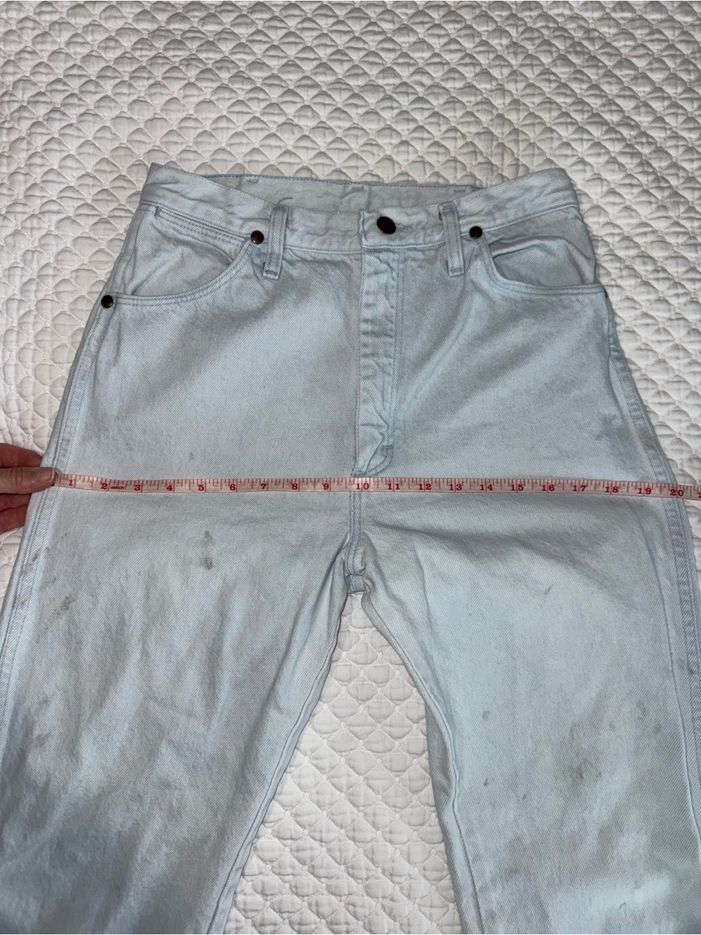 Vintage wrangler light wash jeans - Picture 8 of 16